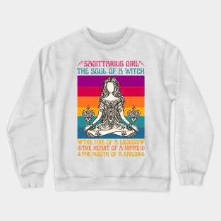 Sagittarius Girl Facts Sagittarius Girl Astrology Sign Crewneck Sweatshirt